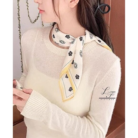 Satin Bandanas Head A32 Hot Scarf Women Lightweight Silk Hair Wrap Sleep Scarf - Picture 6 of 6